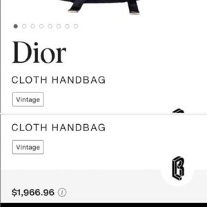 DIOR CORSET VINTAGE HAND BAG